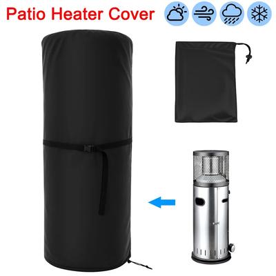 Patio Heater Cover Oxford Windproof Heater Cover Tear Resistant Waterproof Sunscreen Heater Protector for Home Outdoor Garden
