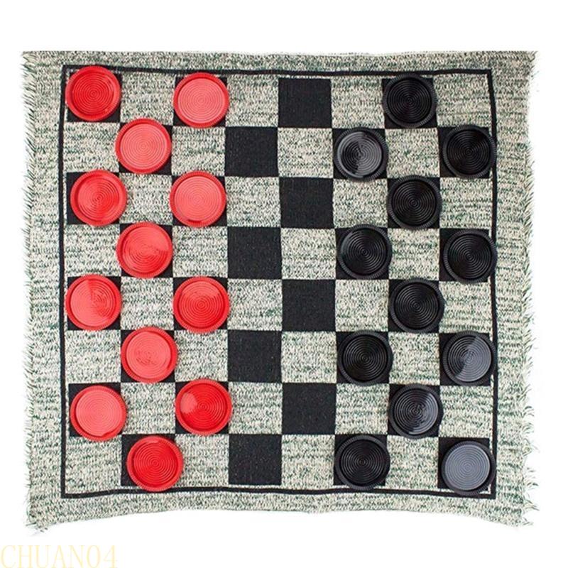 A1A2 3 in 1 Checkers Set Board Game Large Checkers Game for Kids and Adults China Mainland