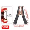 Coated Electrical Clamps 100A Capacity Durability Testing Clip For Battery And Welding