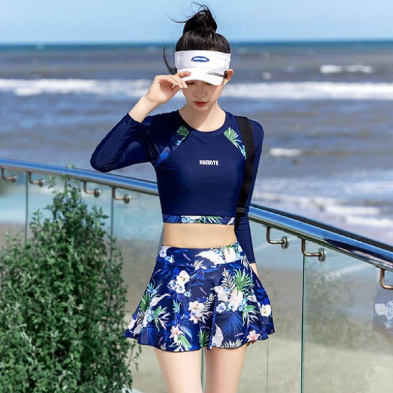Fruitry Damen Crop Rash Guard Set Rock Badeanzug Monokini M 2XL