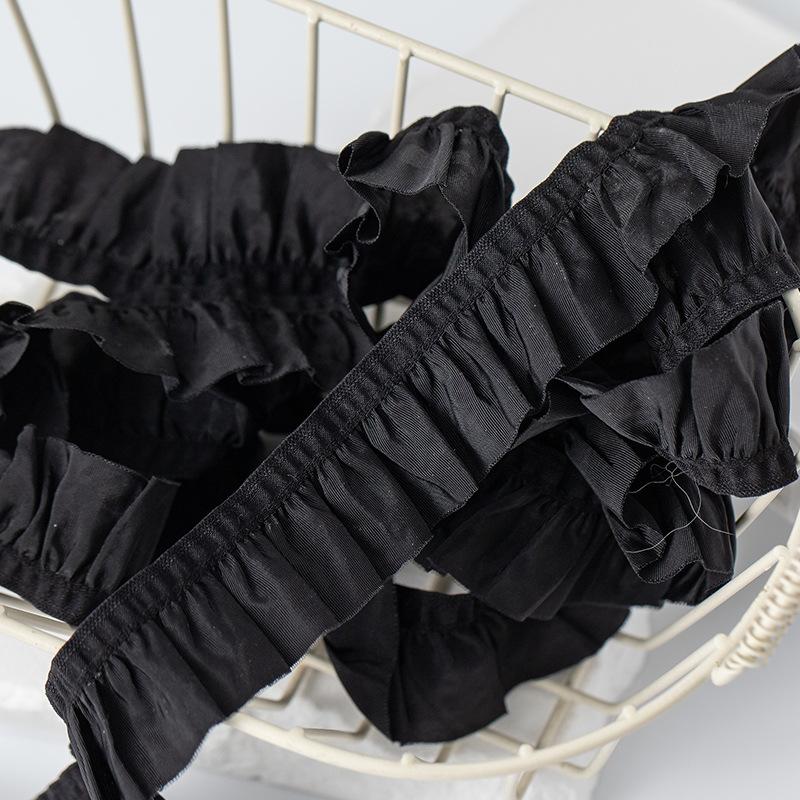 2.5Cm Color Cloth Fungus Nylon Elastic Band Toy Doll Women'S Dress Socks Decorative Belt