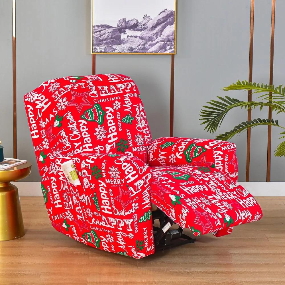 1PC Covers for Sofa Recliners, Pet Dog Kid Mat  Elastic Armchair Furniture Protector Washable Anti-slip Recliner Chair Cover
