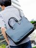 Campus Bag Nylon X Leather Brief Bag NAVY [Beams Heart] Men's -