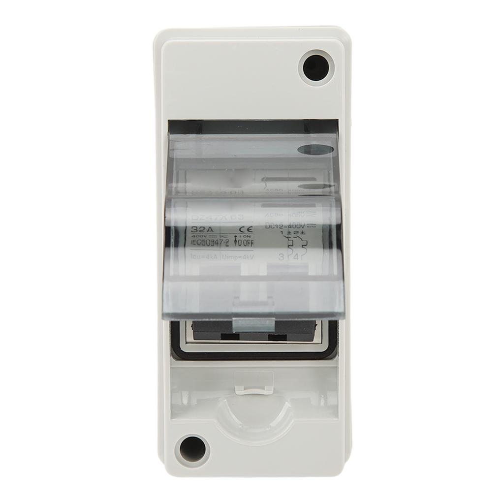 2P Miniature Circuit Breaker DC12V to 400V AC90V to 400V Solar Disconnect Switch for RVs and Solar S