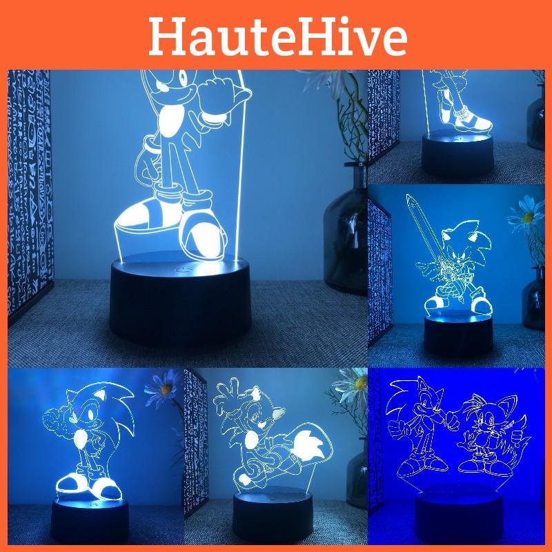 Lampe 3d LED Nachtlicht Acryl Touch Zeichentrickfigur Tisch Schreibtisch Geschenke