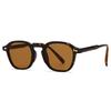  Ins Popular Fashion Square Sunglasses Women Retro Rivets Black Tea Shades UV400 Men Sun Glasses