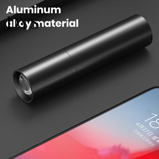 LED Flashlight Rechargeable Super Bright High Lumens Adjustable Pocket Brightness Zoomable Waterproof Tactical Torch Small Flash Light