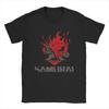 Samurai Logotyp Herr T-shirt Rolig T-shirt Kortärmad Rund Hals T-shirt Unisex T-shirt