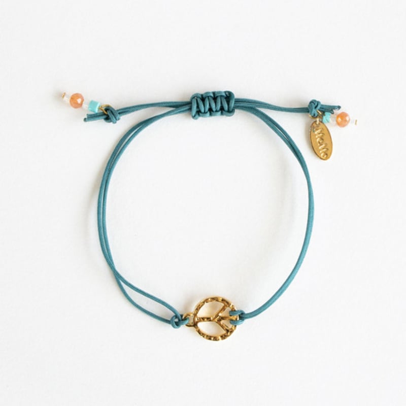 MERRYMOTIVE Peace and Ethnic Knot Bracelet