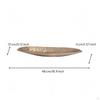 Leaf-Shaped Decorative Tray Versatile Hammered Aluminum Lightweight