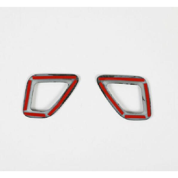 Dashboard Air Condition Vent Trim Cover for Jeep Cherokee 2014- Carbon Fiber