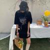 A New Summer Loose and Versatile Printed Short-sleeved T-shirt