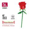 Bionic Eternal Flower Building Blocks: Sunflower and Rose Assembly Toy for Children