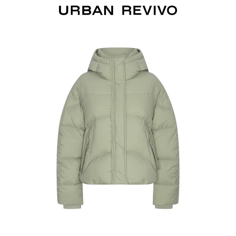 UR 2025 Winter Women's Hooded Quilted Down Jacket