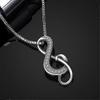 Collar Colgante de Nota Musical de Plata de Ley 925 para Mujer - 18 Pulgadas