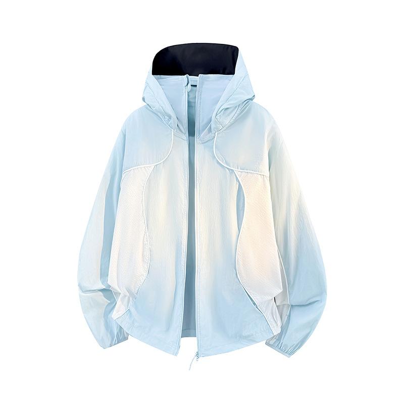 Ice Silk Sunscreen Clothing Women's 1011 Summer New UPF100 + Breathable Fashion Sunscreen Clothing Casual Light Jacket