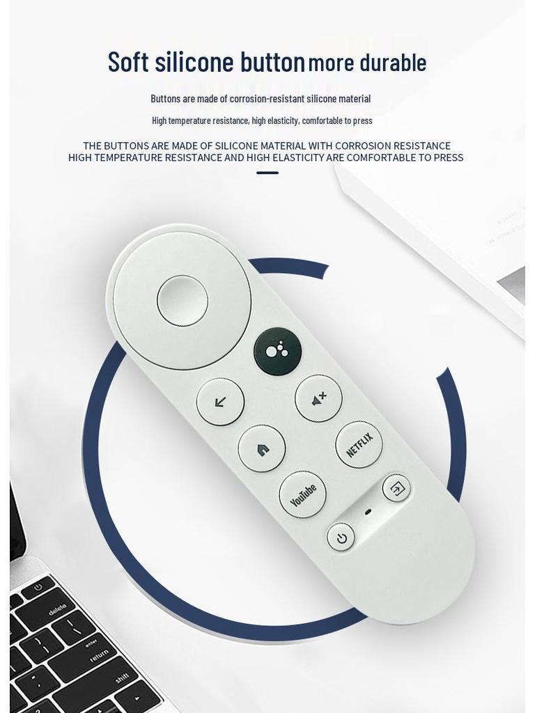 Google TV Bluetooth Sprachfernbedienung für Chromecast Gen 9 - Drahtlose & Langstreckensteuerung