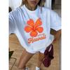 T-shirt- Women's Fun Printed T-shirt- Casual Short Sleeve Round Neck Loose Fit Top, Machine Washable All-Season Comfortable,