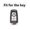 White Diamond Tpu For Ford Edge Fusion Expedition Explorer Mustang 4 Button Remote Smart Car Key Case Cover Fob Holder Keychain