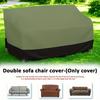 1PC Dust Protection Garden Durable Polyester Fabric Heavy-Duty Waterproof Sofa Cover Outdoor Rain Fits Most Double Sofas