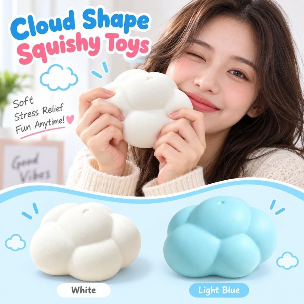 Super Soft Cloud Shape Squishy Toys Slow Rising Slow Rising Toys Cloud Squeeze Toys  Office Toy