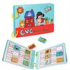 Interactive DIY Kids Busy Book Toy 1-10 Quantity Word Cognition Alphabet Puzzle Game  Kids