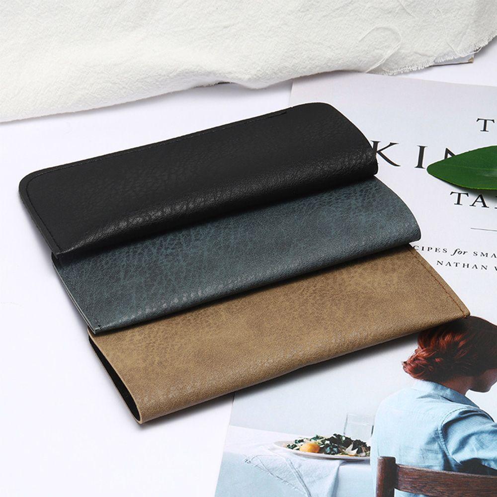 Unisex Portable Eyewear Container Soft Leather Waterproof Glasses Bags Sunglasses Bag Glasses Storage Glasses Box