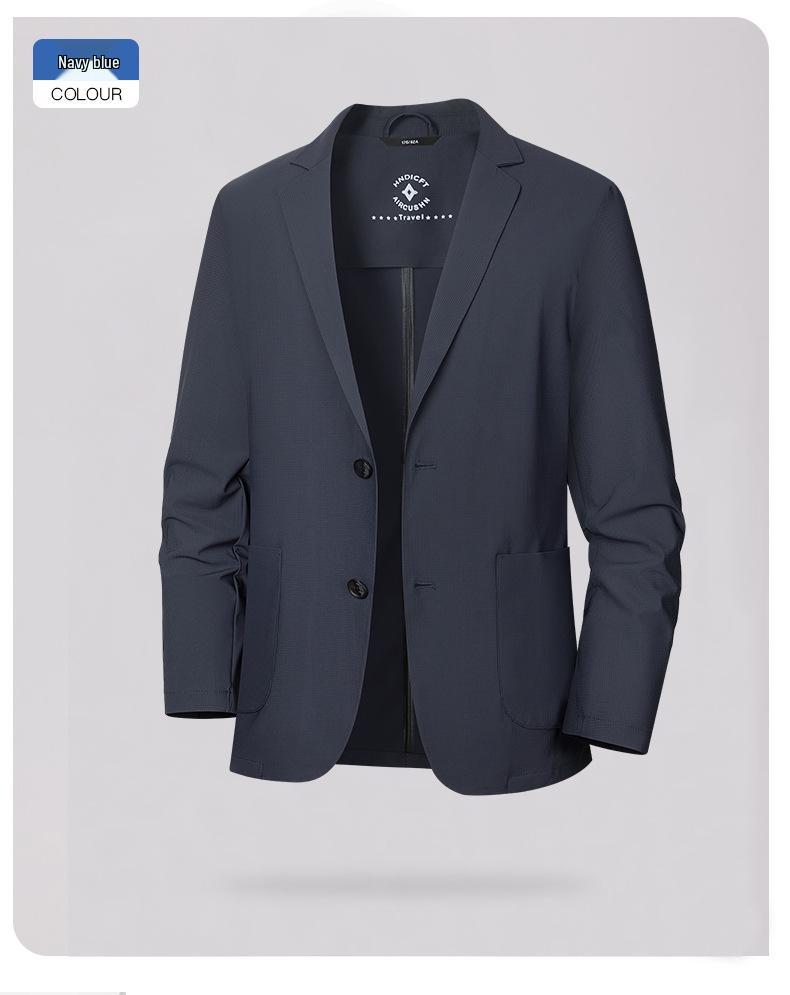2026 Lightweight Breathable Business Casual Sun Protection Jacket - Wrinkle-Resistant and Non-Iron for Office Commute