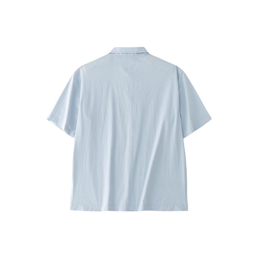 Anta X Save The Polar Bears Collaboration Letter Single-Breasted Comfortable Versatile Breathable Short Sleeve Shirt Unisex shirts 172428122-1