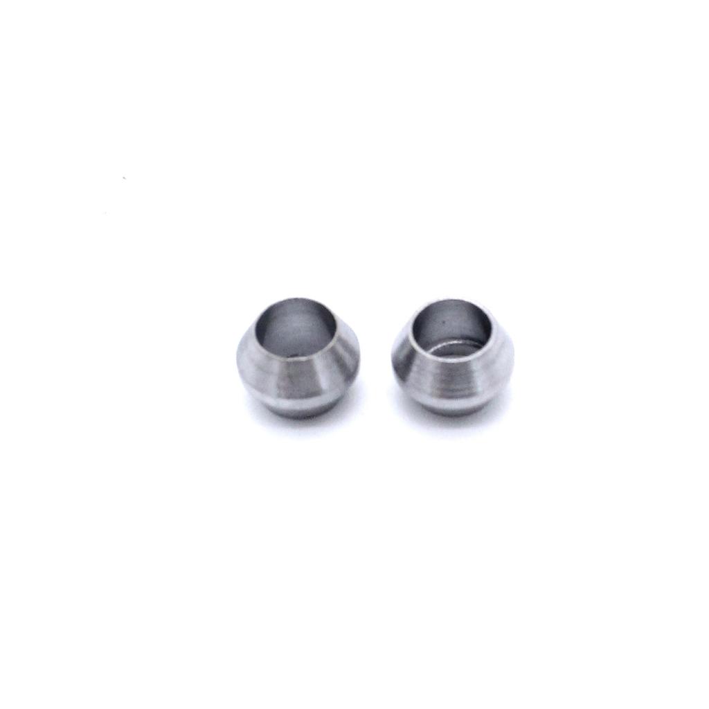 10pcs Universal Brake Line Union Fittings Straight Reducer Compression Kits Connector 3/16" OD Hydraulic Brake Lines Pipe Car