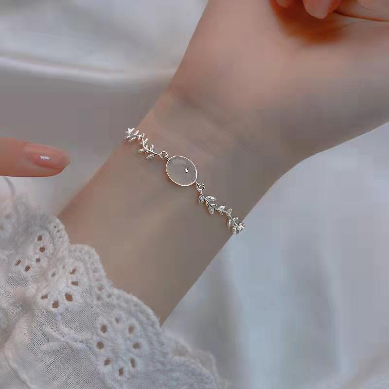 Punk Heavy Metal Big Thick Chain Bracelet Set Women Retro Geometric Metal Twist Chain Bangles Bracelet Punk Zircon