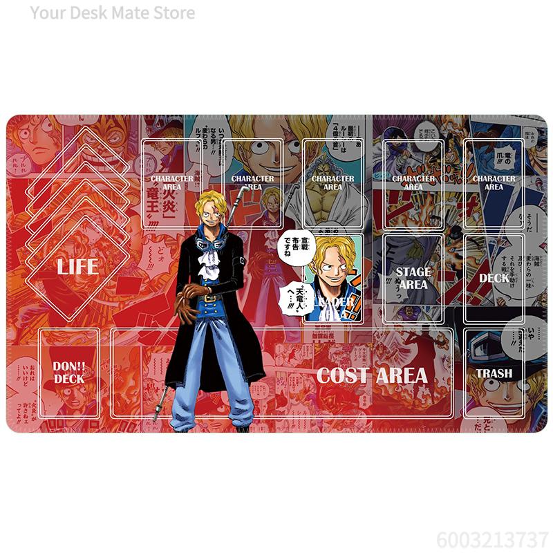 Anime One Piece OPCG GAME Accessory Comic Series Card PlayMat Perona Yamato Luffy Reiju Ace Collection Gifts Toys