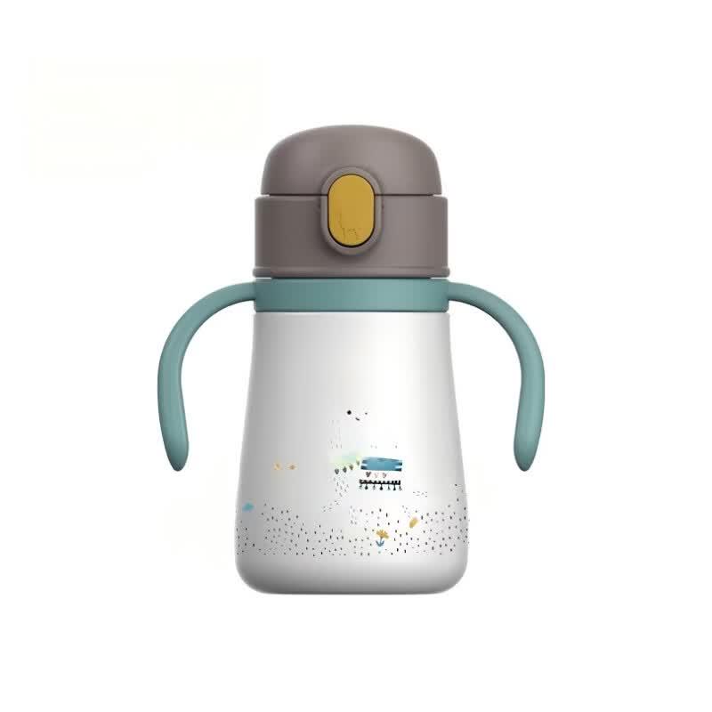 Oudelong Kids 316 Stainless Steel Insulated Straw Sippy Cup