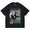 230 g/m² 100 % Baumwolle Jujutsu Kaisen V63 Mahito Print Unisex Schweres Baumwoll-T-Shirt
