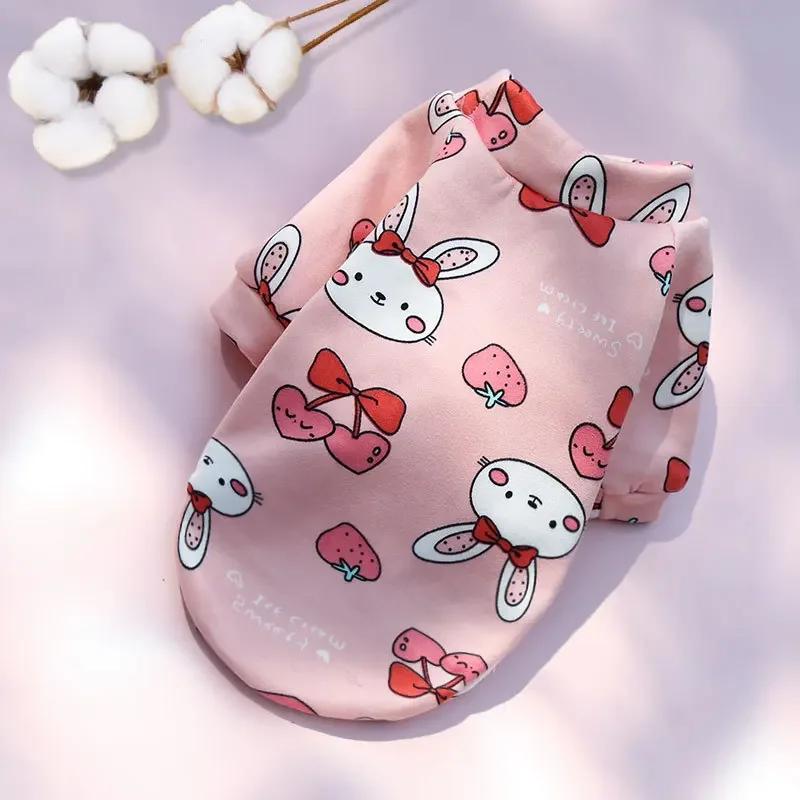 Cappotto Felpa Invernale Caldo per Cani Piccoli Bulldog Chihuahua Shih Tzu Felpa Cucciolo Gatto Maglione Cani