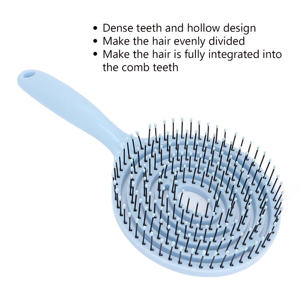 Vented Design Hair Detangler Brush Soft Round Hair Brush Salon Hair Comb For Women