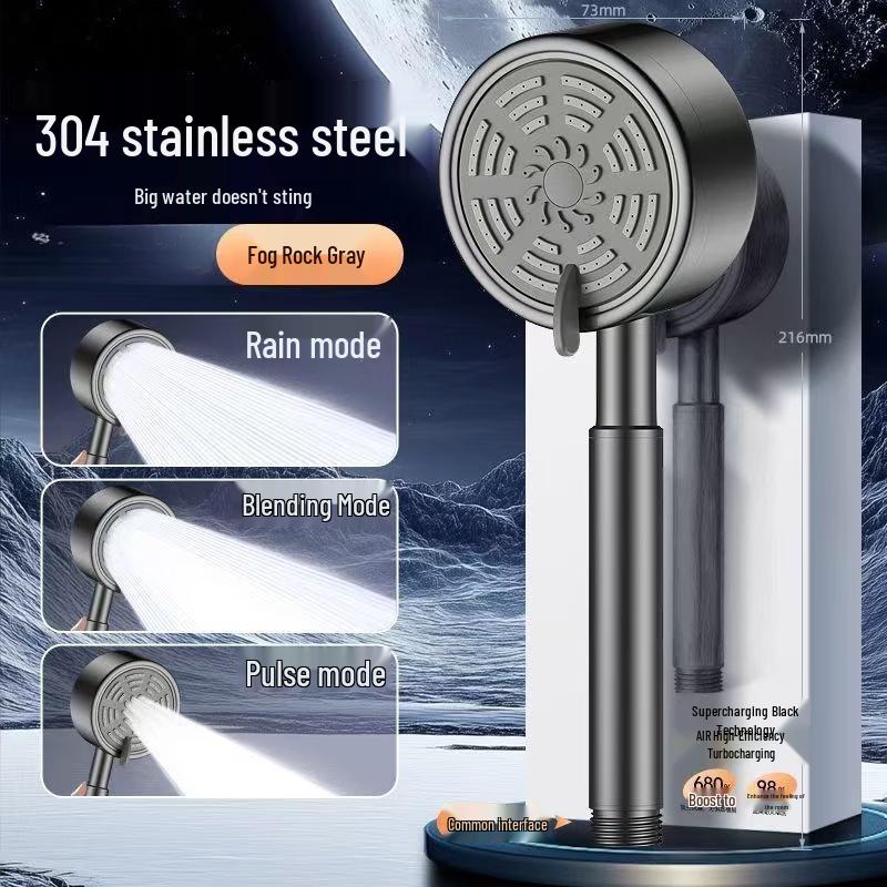 LANGZHIWEN Pressurized Shower Head