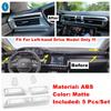 Matte Auto Dashboard Air AC Outlet Vent / Gear Head / Steering Wheel Cover Trim Interior Accessories For Peugeot 508  -