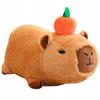 Plush Toy Capybara Plush Toy With Apple, 30 Cm