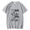 SommarT-shirt Rolig Programmerare Tryckt Sommar Rund Hals Cool för Kvinnor Kortärmad T-shirt FeUnisex Vardagskläder