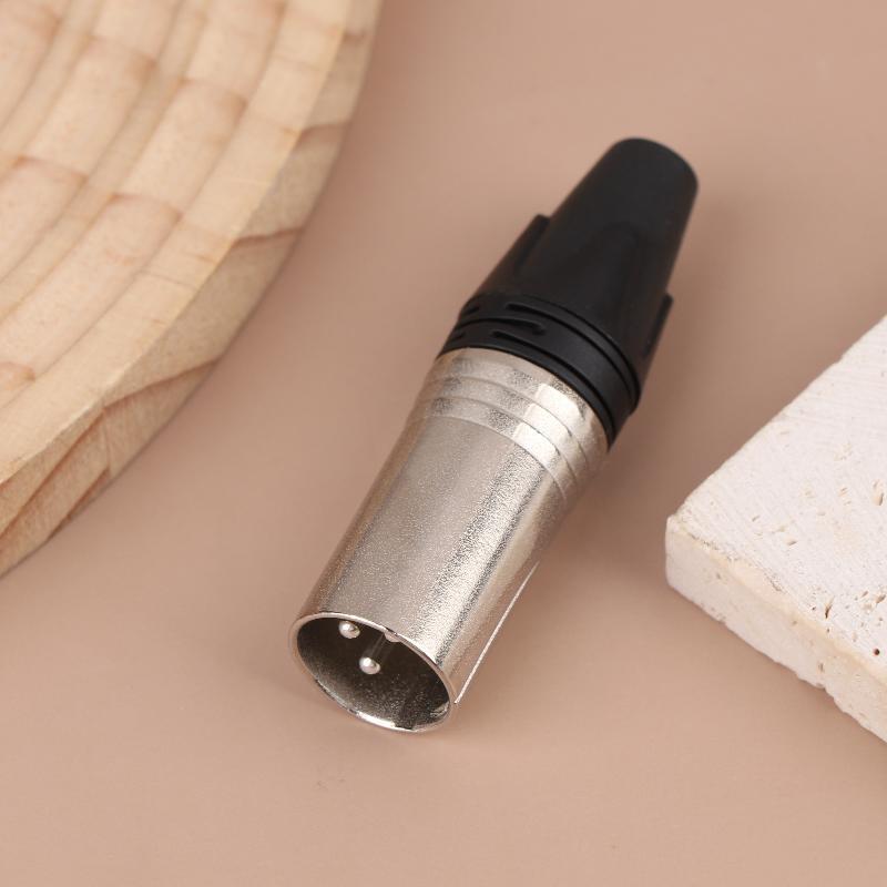 

1Pc Pin Xlr Plug Jack Male / Female Microphone Connector Mic Adapter Xlr Cable Terminal Audio Wire Connector male
