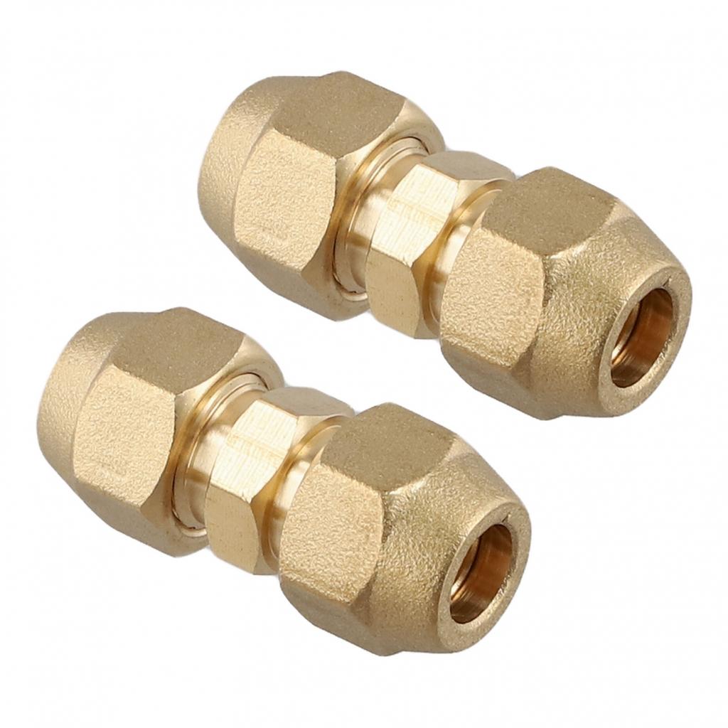 Nipples Set of 2 In Brass Material Designed for Air Conditioning Fitment