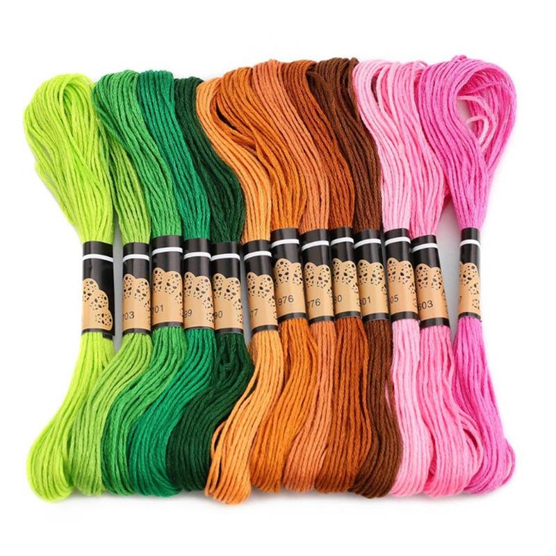 100/50 Anchor Similar DMC Cross Stitch Cotton Embroidery Thread Floss Sewing Skeins Craft Hogard