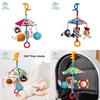Hedgehog Bird Plush Baby Stroller Pendant Wind Chime With Sensory Development For Newborns And Toddlers