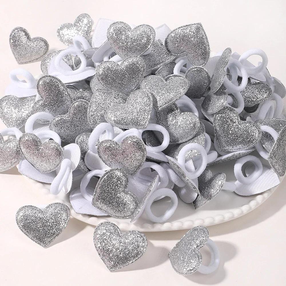 

10 шт./набор Мультяшный держатель для хвостика Резинка для волос Маленькое животное Сердце Корона Эластичная резинка для волос для девочки Резинка Детские аксессуары для волос 10pcs