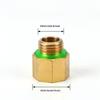 1Pcs Brass Reducing Straight Connector 14/18Mm, Agricultural Sprayer Accessory For Spray Boom Connection