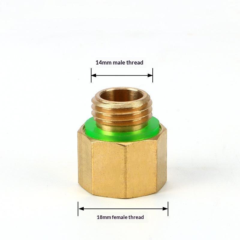 1Pcs Brass Reducing Straight Connector 14/18Mm, Agricultural Sprayer Accessory For Spray Boom Connection