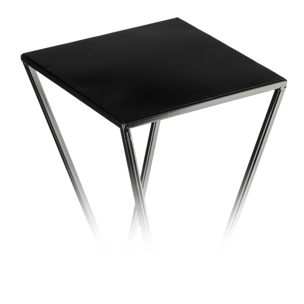 Kwietnik Nowoczesny Loft Czarny 70 Cm