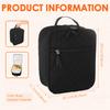 Polyester Insulated Meal Bag Good Insulation Effect Meal Tote Bag Large Capacity Small Lunch Box with Pocket for Camping Picnic