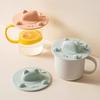 Cute Silicone Cat Shaped Cup Lid Leak Proof High Temperature Resistant Dust Proof Universal Water Cup Lid Multiple Functions